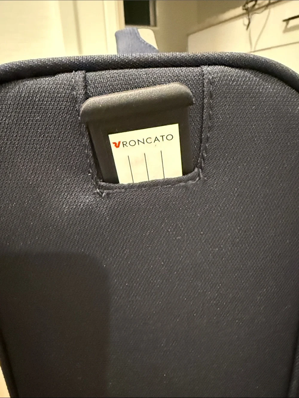 Roncato TSA-Approved Navy Carry-On with Built-In Lock and Expander